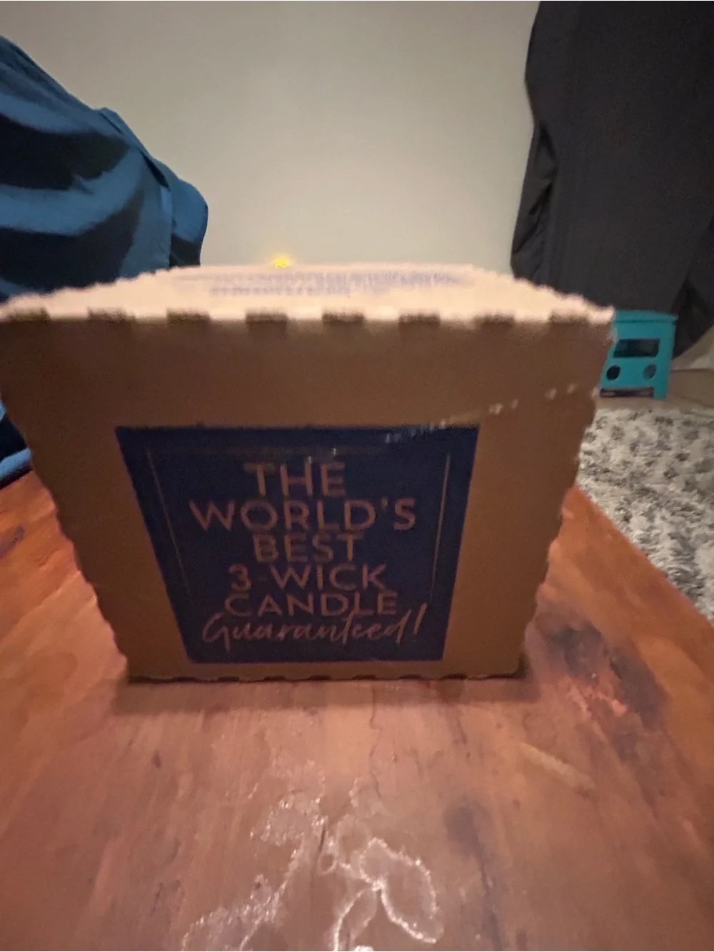 Bath & Body Works Blue-Label Three-Wick Candle-Iced Lemon Pound Cake